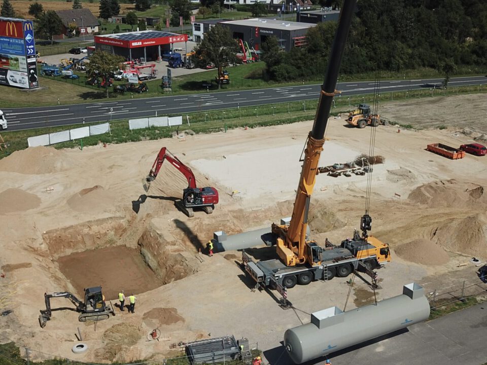 Neubau Tankstelle Jantzon