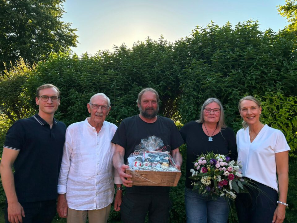 Feier Jubiläum 40 Jahre Mitarbeiter